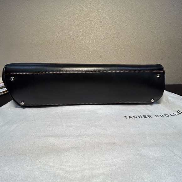 Vintage Y2K Gorgeous 2005 Tanner Krolle Cutter Leather Bag Silver Metal Hardware - Picture 6 of 17